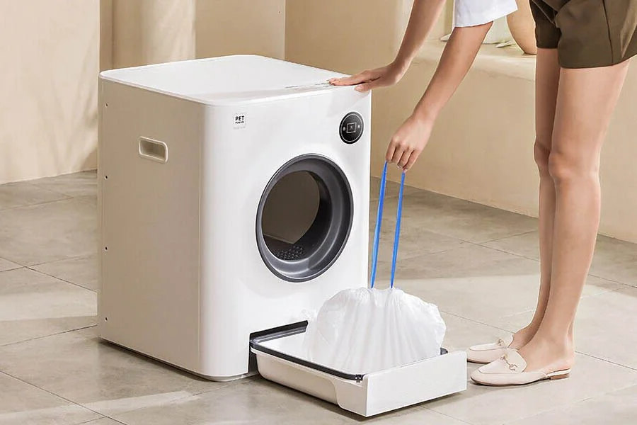 self-cleaning cat litter boxes